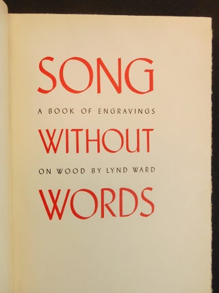 Song Without Words; A Book of Engravings on Wood