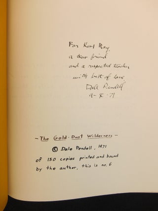 The Gold-Dust Wilderness