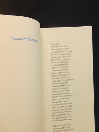 Odes Horace [with] The Continuity of Horace