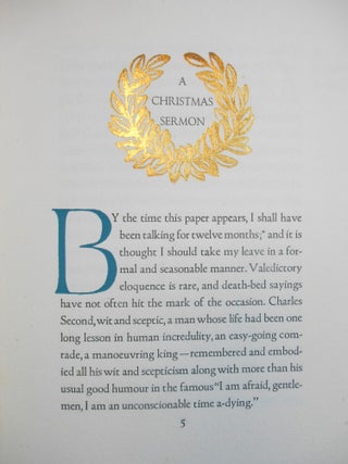 A Christmas Sermon