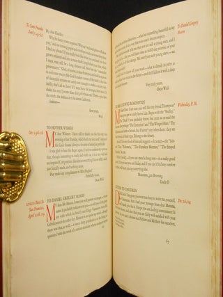 Oscar Weil Letters and Papers