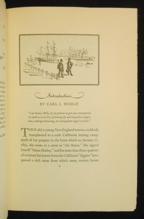 Item #260827012 California in 1851, The Letters of Dame Shirley ["The Shirley...