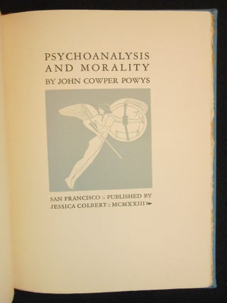 Psychoanalysis and Morality