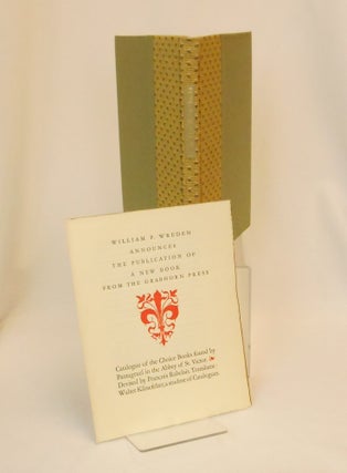Item #260827027 Catalogue of the Choice Books found by Pantagruel in the Abbey of Saint Victor. ...