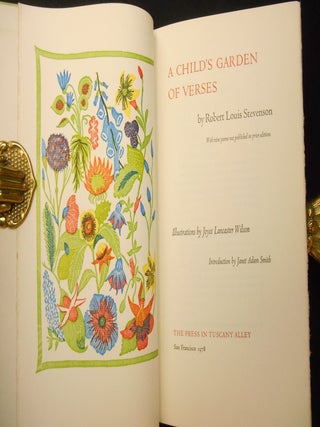 A Child's Garden of Verses; With Nine Poems Not Published in Prior Editions