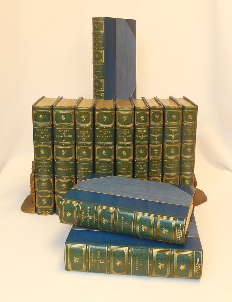 Item #33330901 The Works of Charles Lamb [Extra-Illustrated]. Vol's 11, Charles Lamb, William MacDonald, C. E. Brock, Herbert Railton, Published Illustrations.