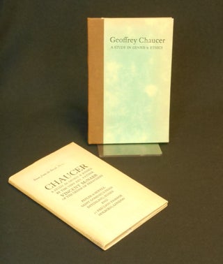 Geoffrey Chaucer; A Study in Genius & Ethics