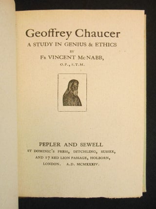 Geoffrey Chaucer; A Study in Genius & Ethics