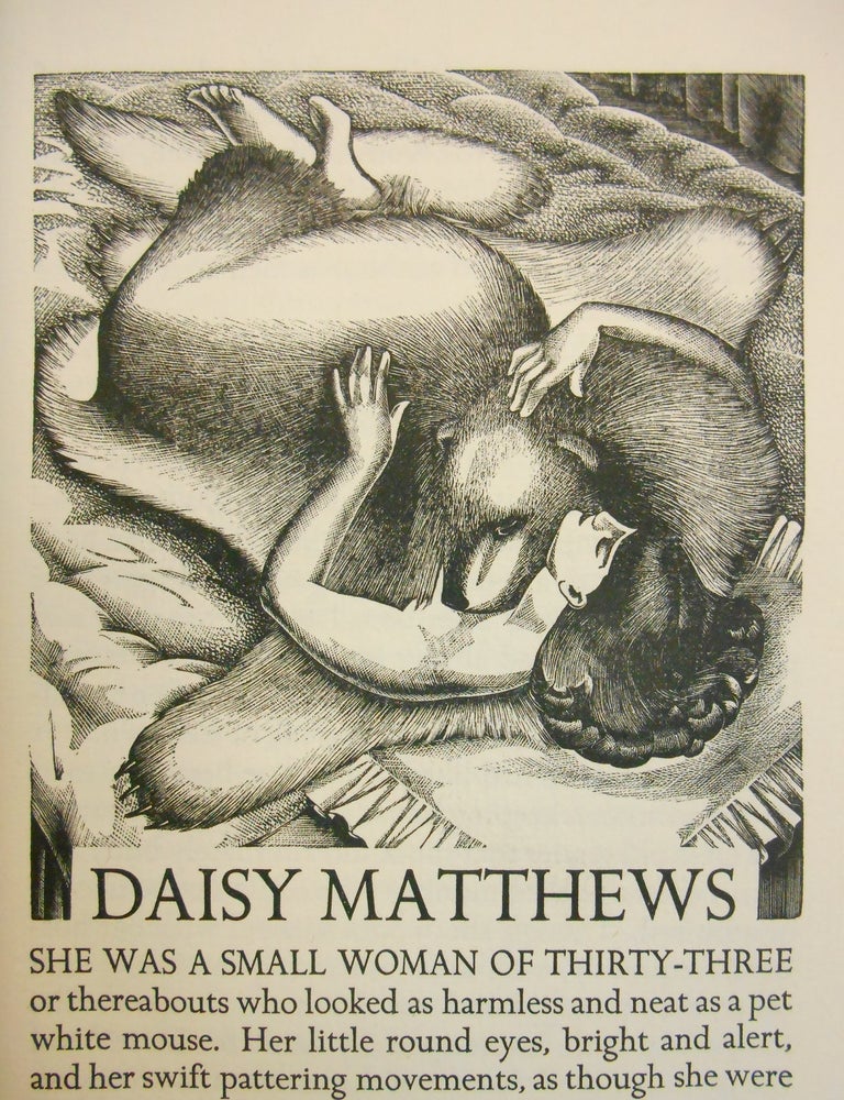 Item #33330942 Daisy Matthews; and Three Other Tales. Rhys Davies, Agnes Miller Parker, Illustrations.