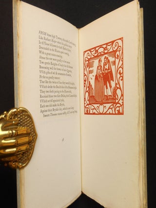 The Wedding Songs of Edmund Spenser, being the Prothalamion & the Epithalamion; Printed from the best editions, with Wood-cuts by Ethelbert White...