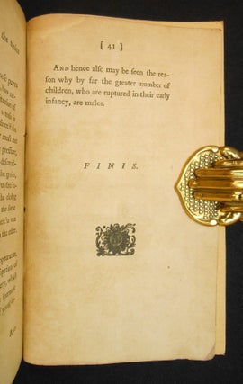 An Account of a Particular Kind of Rupture; Frequently Attendent Upon New-Born Children and Sometimes Met With In Adults