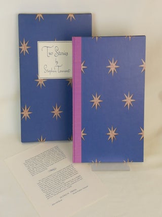 Item #33331145 Two Stories. Stephen Tennant, Philip Hoare, Author and, Introduction