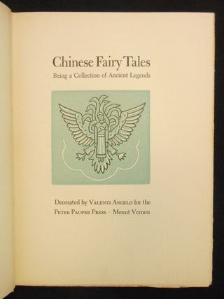 Chinese Fairy Tales; Being a Collection of Ancient Legends