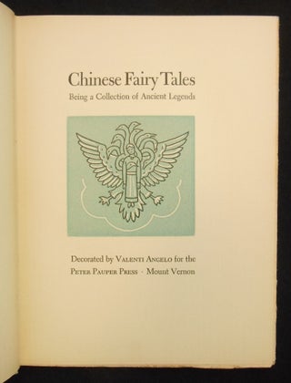 Chinese Fairy Tales; Being a Collection of Ancient Legends