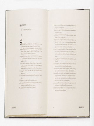 Item #CNAP038a Kaddish; with "White Shroud" and "Black Shroud" Allen Ginsberg, Helen Vendler, R....