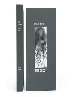 Item #CNAP113 Exit Ghost. Philip Roth, R. B Kitaj, Artist