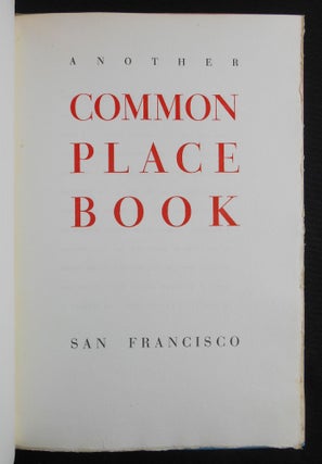 Another Commonplace Book