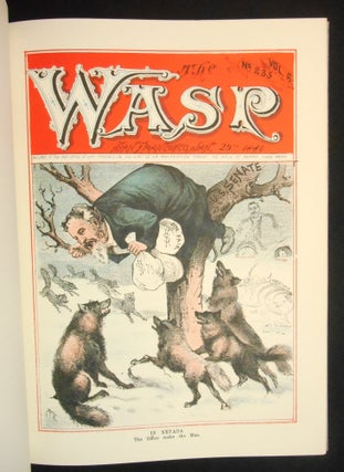 Item #CNBR027 The Sting of The Wasp; Political & Satirical Cartoons from the Truculent Early San...