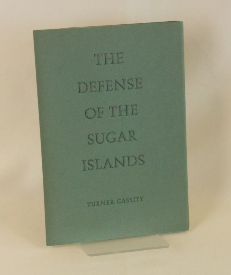 Item #CNBR182 The Defense of the Sugar Islands; A Recruiting Poster. Turner Cassity.