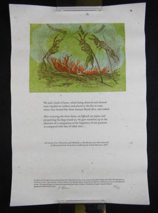 Item #CNBR230 An Excerpt from Mountains and Molehills, or Recollections of a Burnt Journal; An...