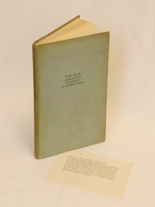 The Life of Michelagnolo Buonarroti; Collected by Ascanio Condivida la Ripa Transone