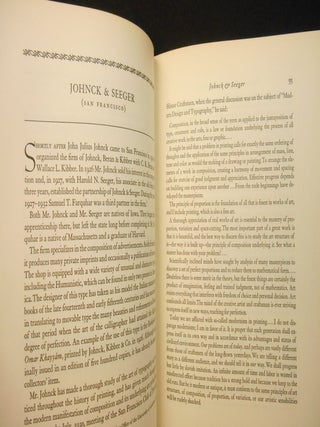 Presses of Northern California and Their Books, 1900-1933