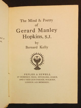 The Mind & Poetry of Gerard Manley Hopkins, S.J.; Stones from the Brook No. 2
