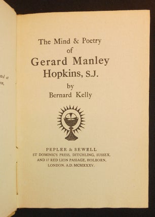 The Mind & Poetry of Gerard Manley Hopkins, S.J.; Stones from the Brook No. 2