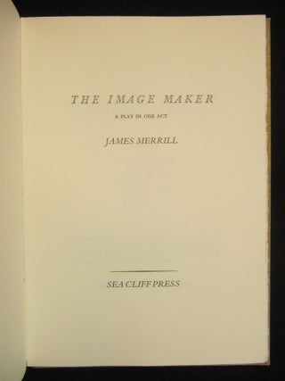 The Image Maker; A Play in One Act