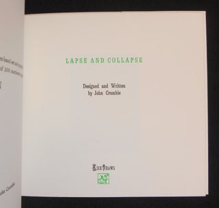 Lapse and Collapse