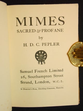 Mimes; Sacred & Profane