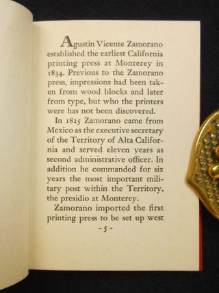 Early Printing in California