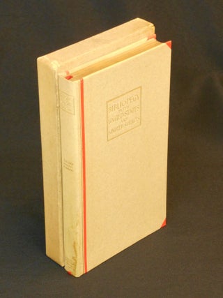 Bibliopegy in the United States and Kindred Subjects