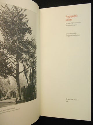 A Typographic Journey; The History of The Greenwood Press and Bibliography, 1934-2000