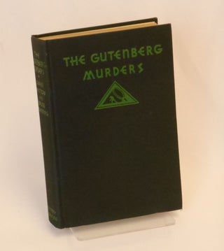 Item #CNFBV144 The Gutenberg Murders. Gwen Bristow, Bruce Manning