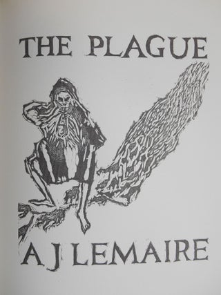 Item #CNJL1180 The Plague. Daniel - Excerpts from "A Journal of the Plague Year" DeFoe, Nicolas...