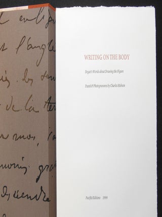 Writing on the Body; Degas's Words about Drawing the Figure