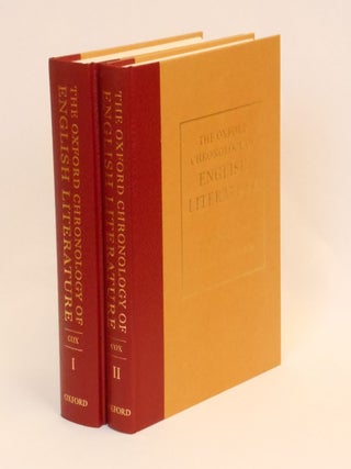 Item #CNJL1372 The Oxford Chronology of English Literature. Michael Cox
