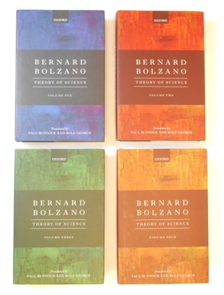 Bernard Bolzano, Theory of Science
