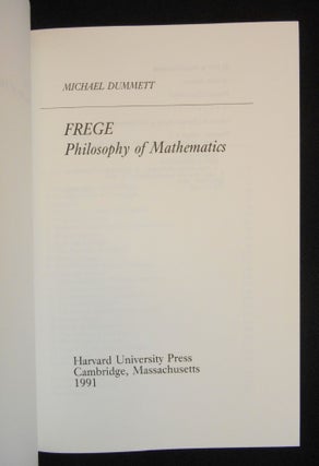 Frege: Philosophy of Mathematics