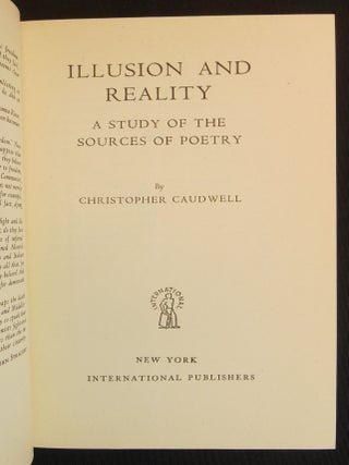 Illusion and Reality; A Study of the Sources of Poetry