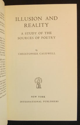 Illusion and Reality; A Study of the Sources of Poetry