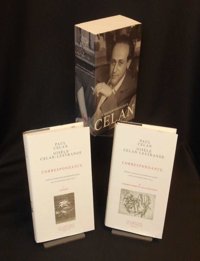 Item #CNJL2493 Correspondance (1951-1970); Avec un choix de lettres de Paul Celan &agrave; son fils Eric. Paul Celan, Gis&egrave;le Celan-Lestrange, Bertrand Badiou, Comment&eacute;e avec le concours d'Eric Celan &Eacute;dit&eacute;e.