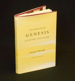 Item #CNJL2540 The Problem of Genesis in Husserl's Philosophy. Jacques Derrida, Marian Hobson