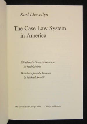The Case Law System in America