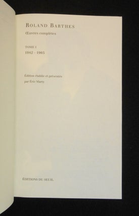 Oeuvres Completes