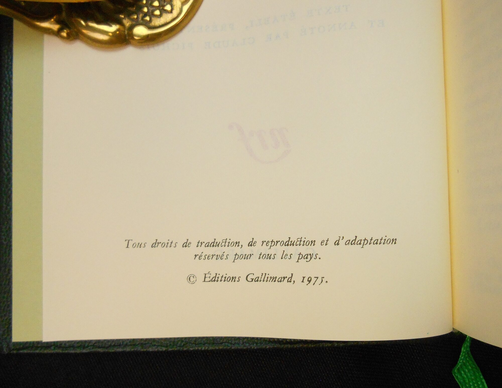 Oeuvres Complètes; Bibliotheque de la Pleiade | Baudelaire, Claude