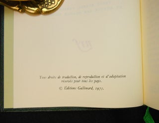 Oeuvres Complètes; Bibliotheque de la Pleiade