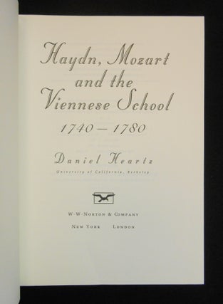 Haydn, Mozart and the Viennese School, 1740-1780