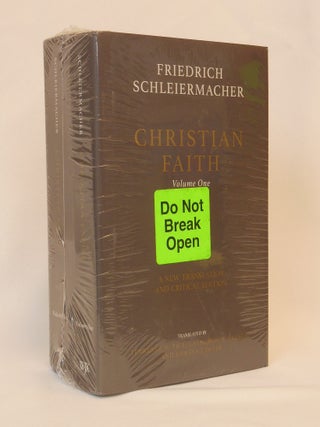 Item #CNJL2610 Christian Faith. Freidrich Schleiermacher, Catherine L. Kelsey Terrence N. Tice,...